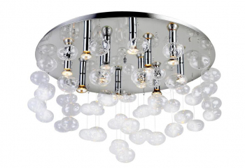 Стельова люстра Luvia D80 (clear) Azzardo AZ2571