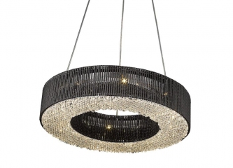 Підвісна люстра ZumaLine CARLO P0207-08L black