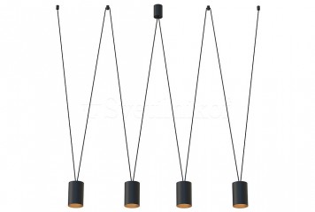 Підвісна люстра MORE TONE 4 BK/GO Nowodvorski 7814