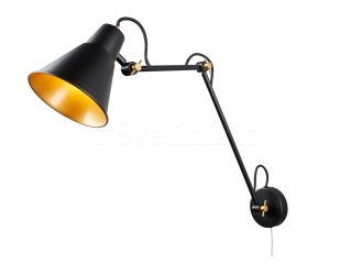 Настенная лампа Searchlight Wall 7403BK
