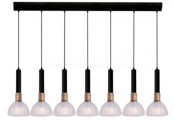 Підвісна люстра ANADIA 7 BK/GO Amplex 0609