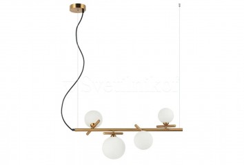 Подвесная люстра REVERSO Italux PND-5622-4-BRO-W