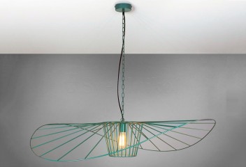 Подвесной светильник LADY D120 CUR BK/TQ Imperium Light 351120.32.05