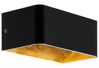 Настінний світильник SANIA-3 LED 20cm BK/GO Eglo 64559