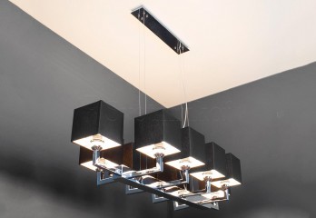 Подвесная люстра LORD CH/BK Imperium Light 18810117.09.05