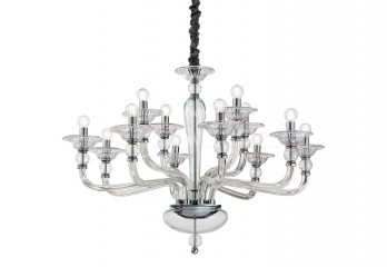 Подвесная люстра DANIELI SP12 CL Ideal Lux 213484