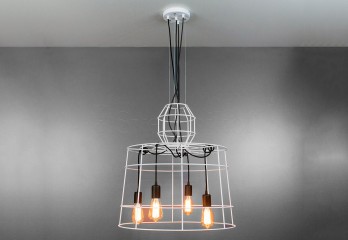 Підвісна люстра Valencia WH/BK Imperium Light 192460.01.05