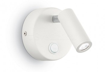 Спот настенный PAGE AP1 ROUND BIANCO Ideal Lux 142586