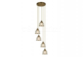 Підвісна люстра Bistro II 5 Searchlight 1585-5AB