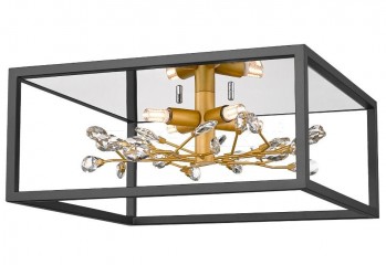Потолочная люстра SPRING BK/GO ZumaLine C0578-04A-B5TF