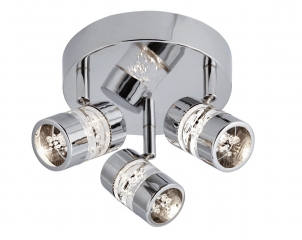 Спот стельовий для ванної Searchlight Bubbles LED 4413CC