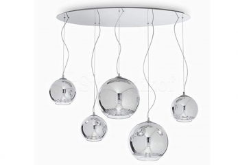 Подвесная люстра DISCOVERY CROMO SP5 Ideal Lux 059655