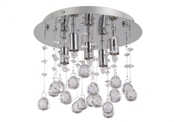 Стельова люстра MOONLIGHT PL5 CROMO Ideal Lux 094649