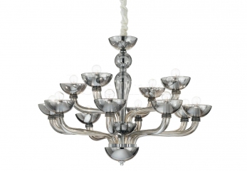 Подвесная люстра CASANOVA SP12 FUME Ideal Lux 095622