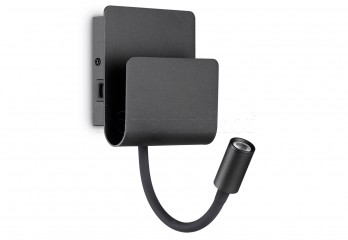 Бра PROBE AP2 LED BK Ideal Lux 237930