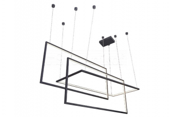 Светодиодная люстра Metric (black) Azzardo AZ2914