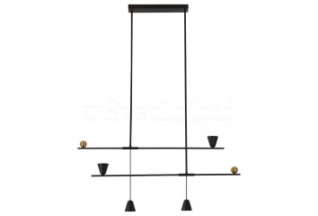 Підвісна люстра SPOLETO LED BK Azzardo AZ5642