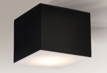 Плафон ZAMA LED 4000K SQ 22cm BK Shilo 8424