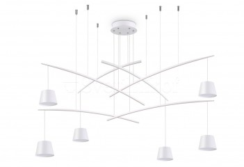 Подвесная люстра FISH SP6 WH Ideal Lux 196985