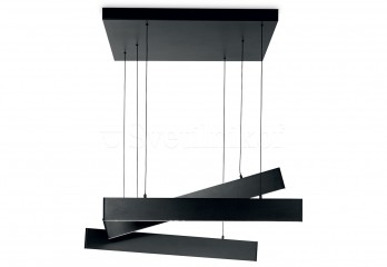 Світлодіодна люстра DESK SP3 BK Ideal Lux 231235