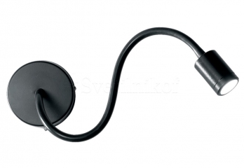 Настенный светильник FOCUS AP1 NERO Ideal Lux 097190