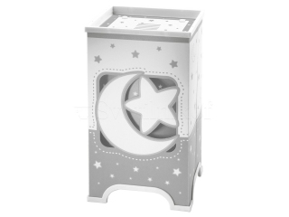 Детская настольная лампа Dalber Moon Grey 63230E