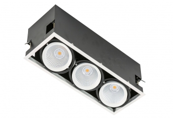 Спот вбудований Italux Vertico GL7108-3/3X18W 4000K WH+BL