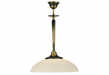 Підвісна люстра ONYX E27 BR gloss/opal Amplex 687