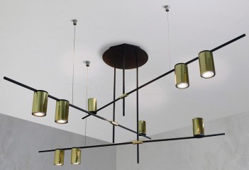 Стельова люстра Jenny 9 BK/BS Imperium Light 3759120.05.65