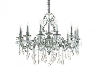 Підвісная люстра GIOCONDA SP12 ARGENTO Ideal Lux 164953