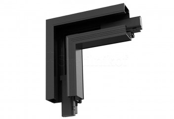 Кутовий з'єднувач врізний ARCA R/L BK Ideal Lux 283142