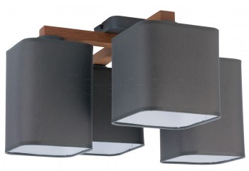 Потолочная люстра TORA 4 GY TK-Lighting 4166