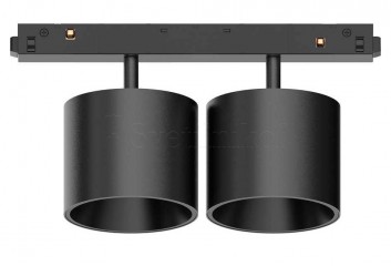 Трековый светильник EGO TRACK BIG 2 3000K On-Off BK Ideal Lux 316307