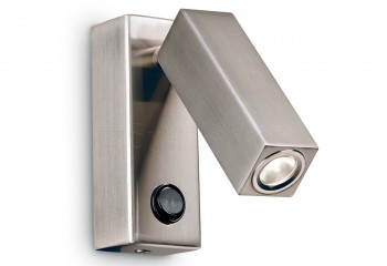 Спот настенный PAGE AP1 SQUARE NI Ideal Lux 233857