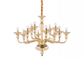 Подвесная люстра DANIELI SP12 AM Ideal Lux 221373