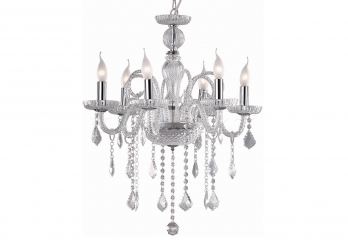 Підвісная люстра GIUDECCA SP6 TRASPARENTE Ideal Lux 027821