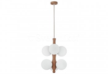 Підвісна люстра THEMIS 6 NAT Viokef 3097200