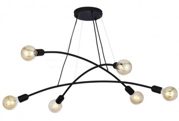 Подвесная люстра HELIX 6 BK TK-Lighting 2726