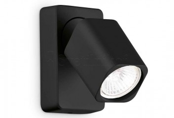 Спот RUDY SQ 1 BK Ideal Lux 321530