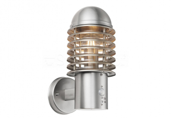 Уличный настенный светильник Louvre PIR SS Endon 72381