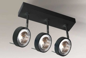 Спот FUSSA 3 30cm GU10 BK Shilo 2220