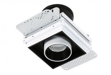 Точковий світильник Italux Novum GL7119-1/12W 3000K WH+BL