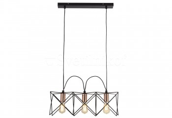 Підвісна люстра ANTHEA Searchlight 8413-3BK