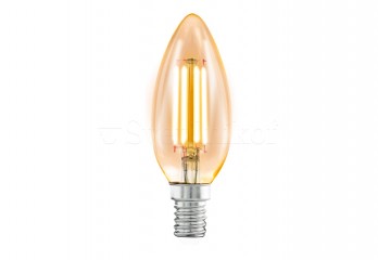 Лампа E14-LED-C35 4W AMBER 2200K Eglo 11557