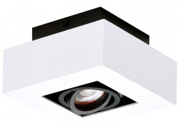 Точковий світильник NIKEA 1 GU10 WH/BK Azzardo AZ4430