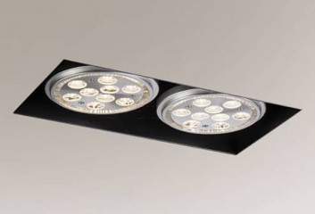 Точечный светильник YATOMI 2 BK Shilo 3331