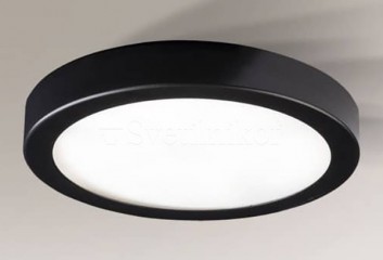 Плафон ITO LED 4000K R BK Shilo 8442