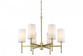 Подвесная люстра DENVER 6 Cosmolight P06970BR-WH