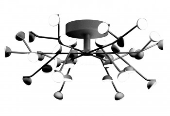 Потолочная люстра ADN LED 100W BK Mantra 6422