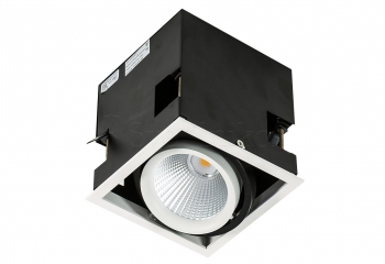 Спот вбудований Italux Vertico GL7108-1/18W 4000K WH+BL
